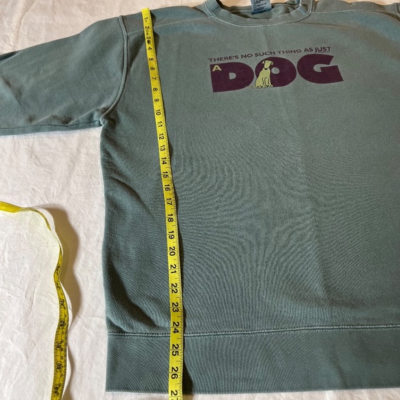Comfort Colors Sweatshirt W Med In the Company of Dogs No Such Thing as a Dog - Picture 5 of 6